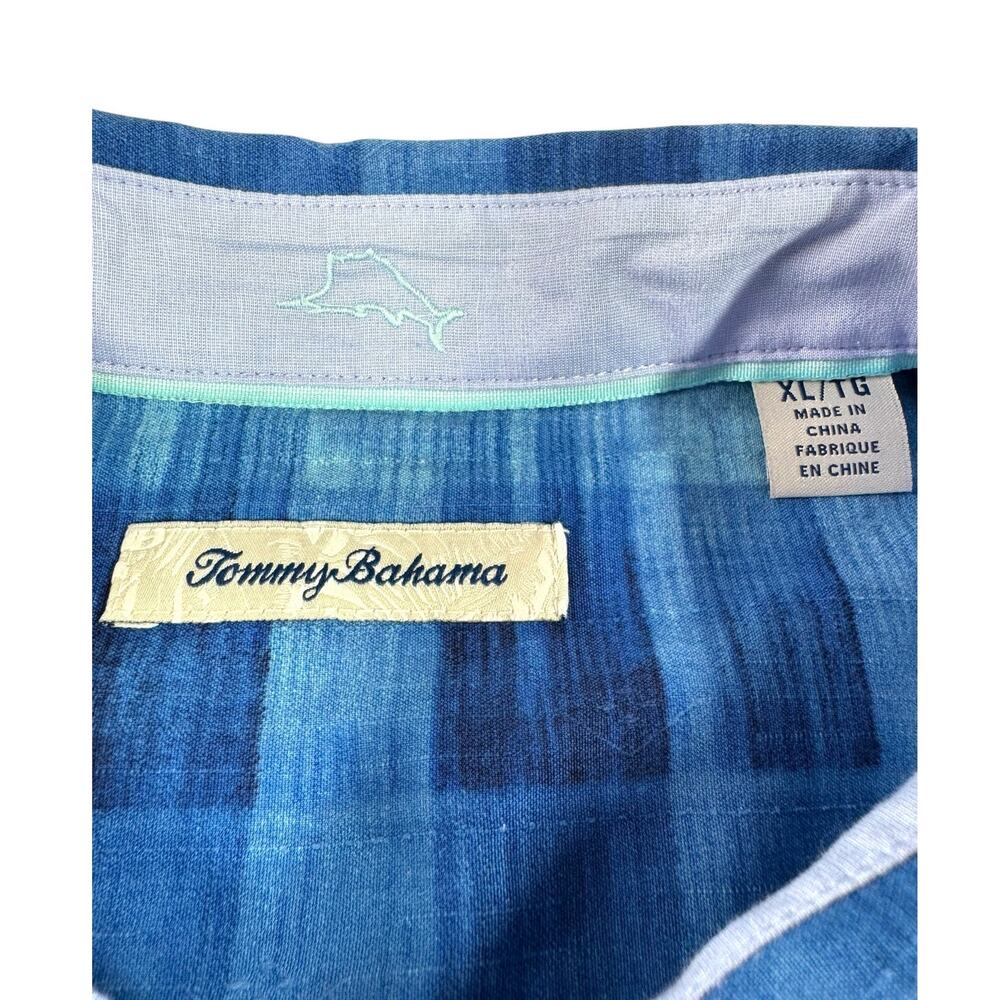 Tommy Bahama Silk Shirt Mens XL Short Sleeve Button Up Camp Casual Island Life - Picture 3 of 7